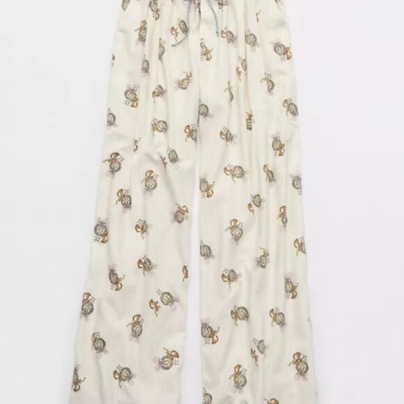 aerie Other - NWT Aerie Cindy Lou Flannel Trouser Pajama – Limited Holiday Collection